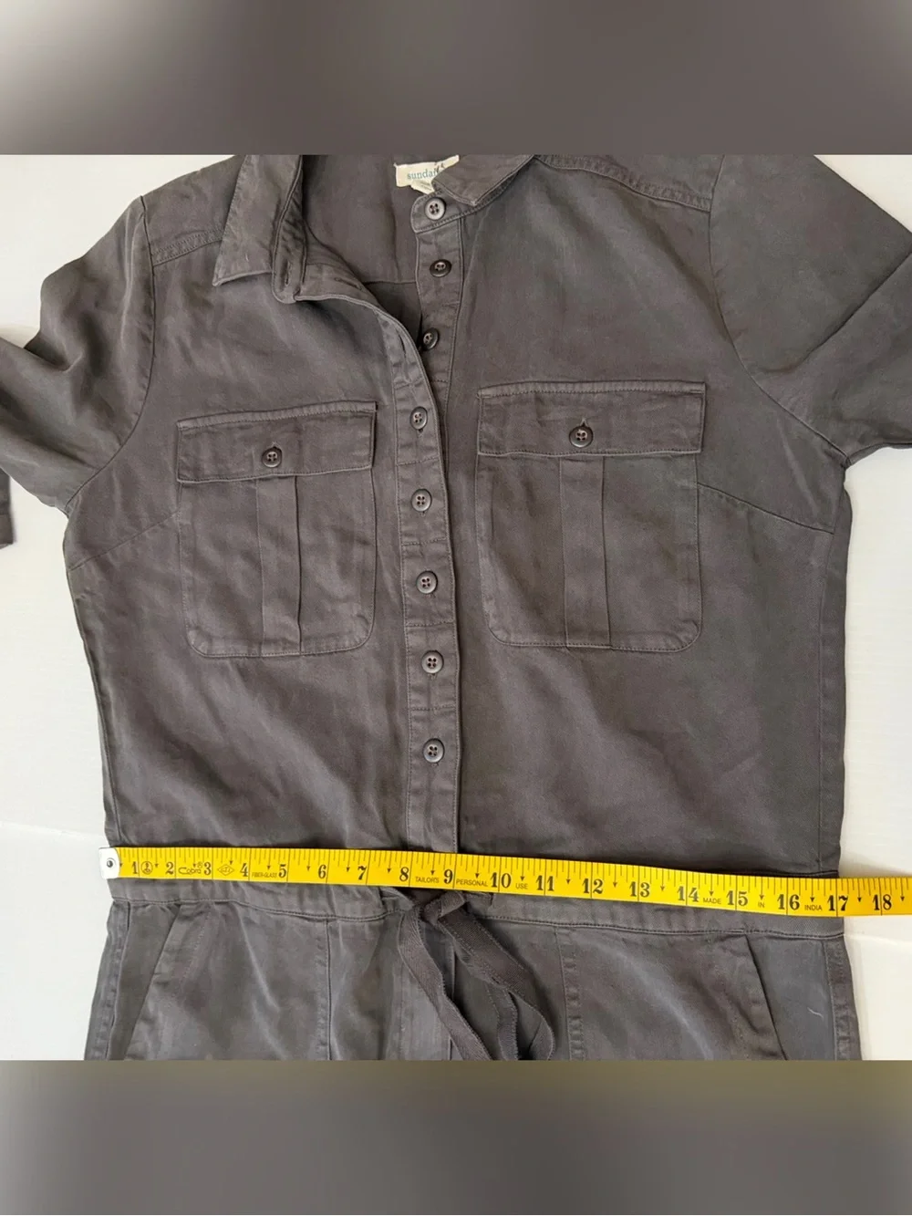 NWT - Sundance All Roads Jumpsuit in Graphite - M